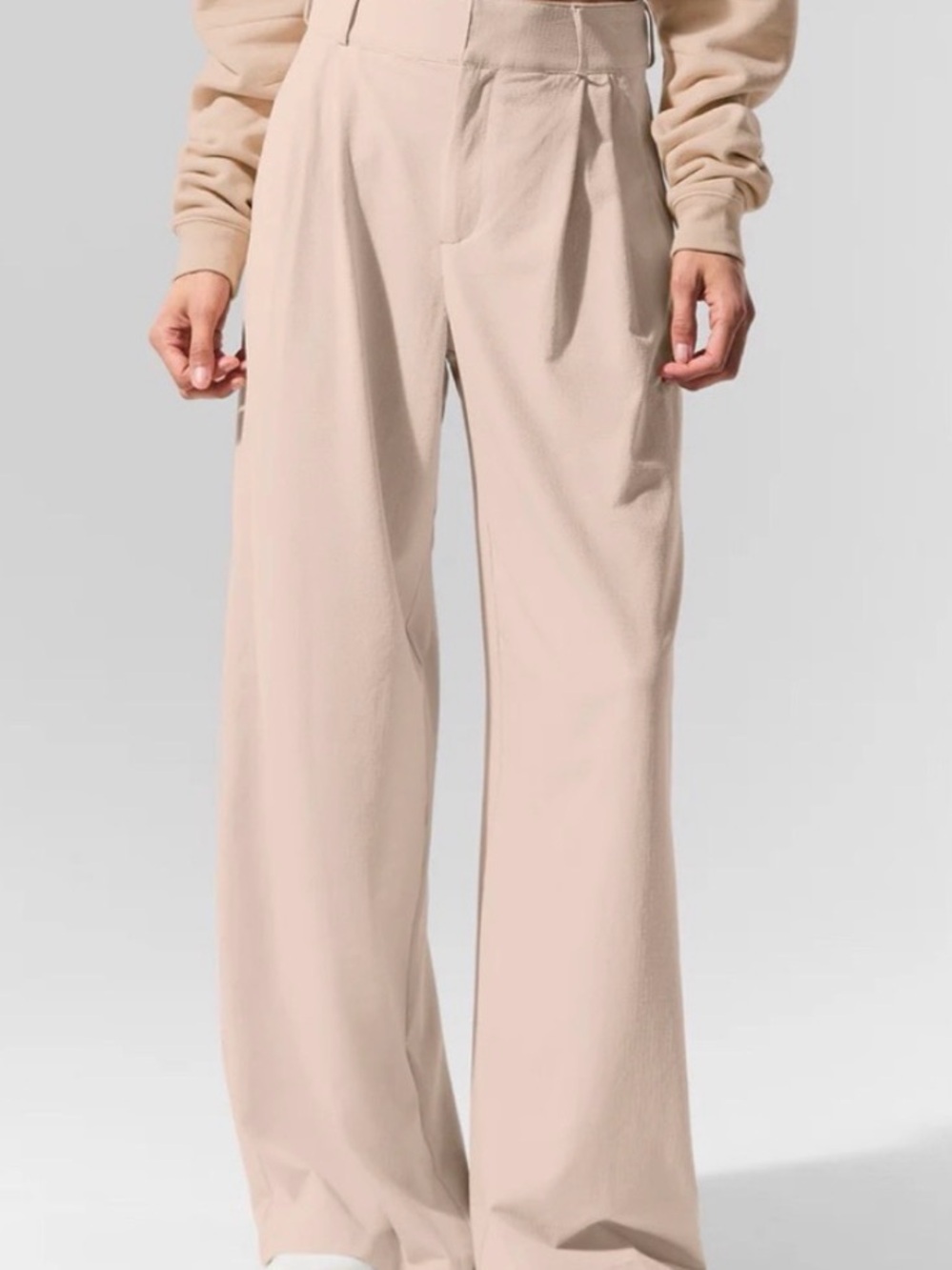 NWT ALO Yoga Wide-Leg High-Rise Dreamscape Trouser *Regular* sz S